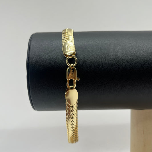 PULSERA SNAKE • ORO LAMINADO 18K