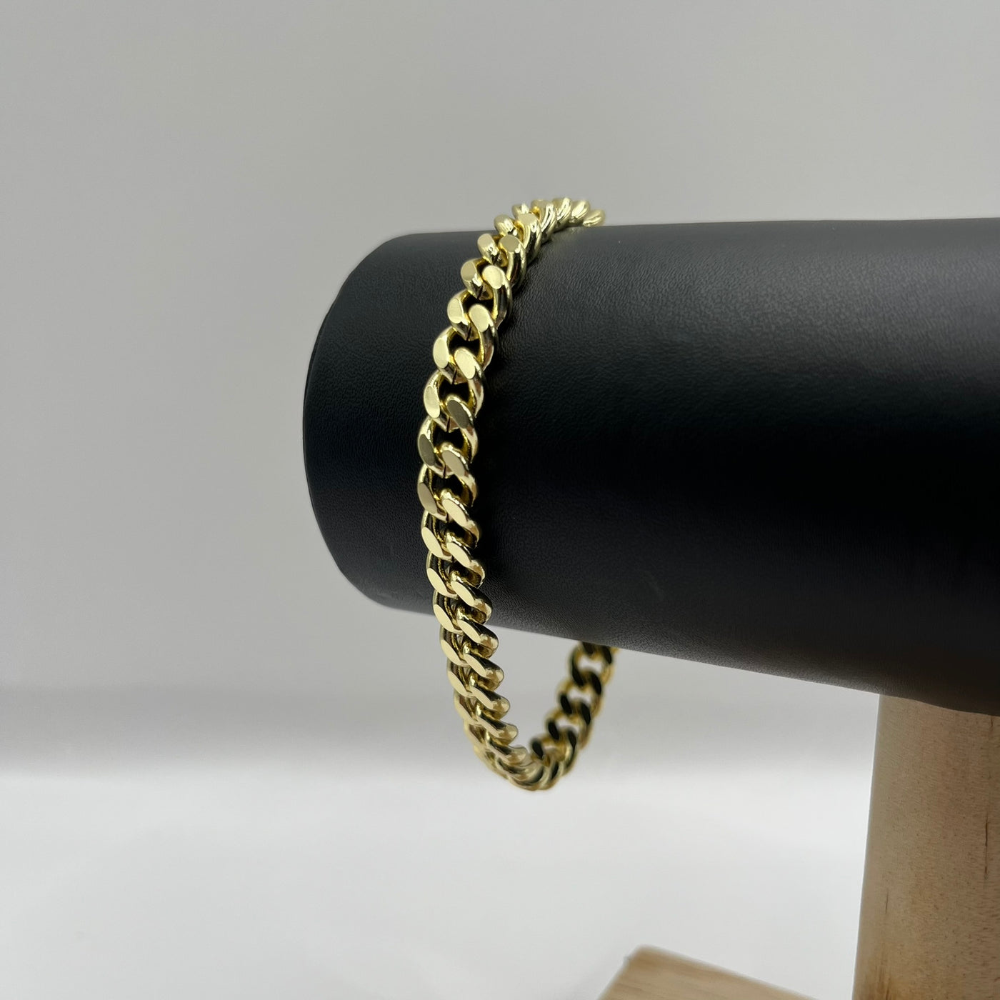PULSERA CUBANA • ORO LAMINADO 18K