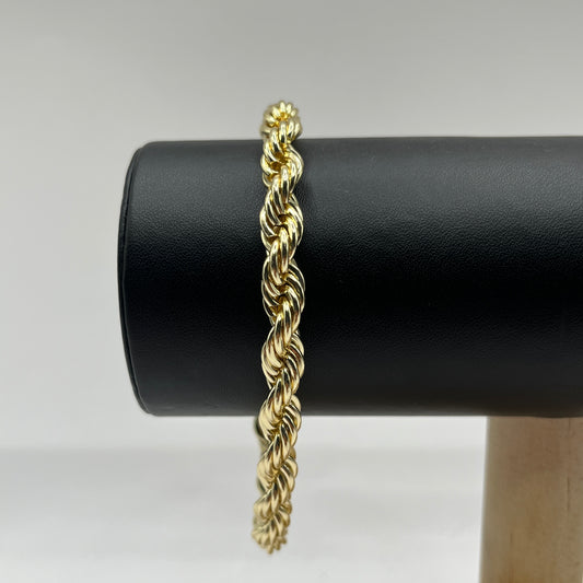 PULSERA TORSAL GRUESA • ORO LAMINADO