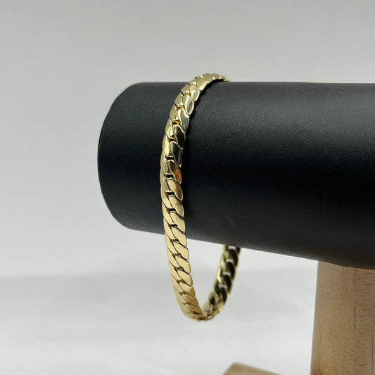 PULSO BARBADO CUBANO • ORO LAMINADO