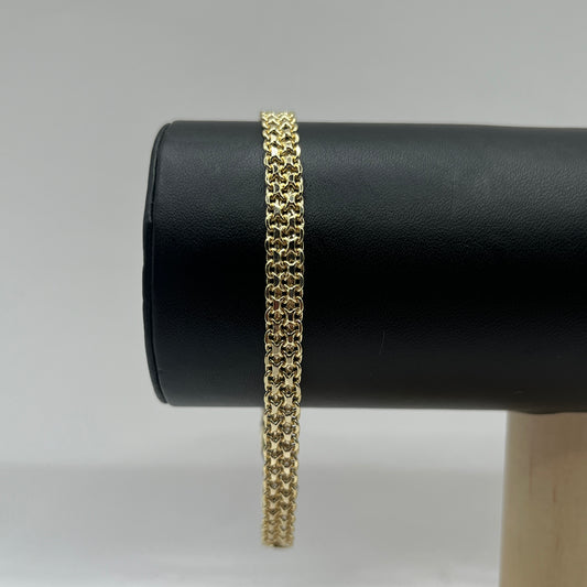 BISMARK PLANA • ORO LAMINADO 18K