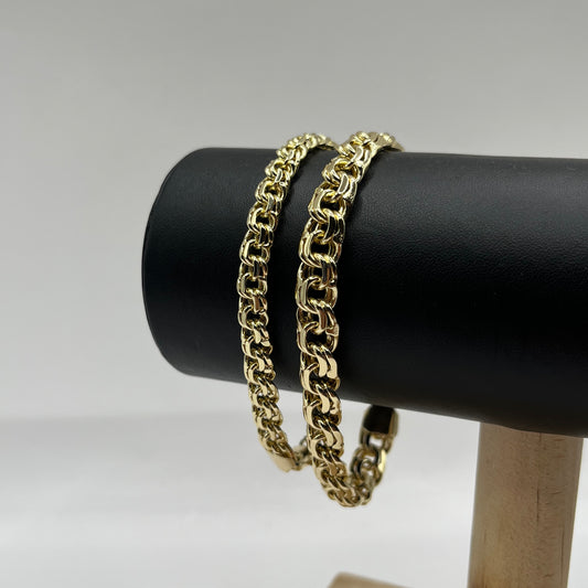 PULSO TEJIDO CHINO • ORO LAMINADO 18K