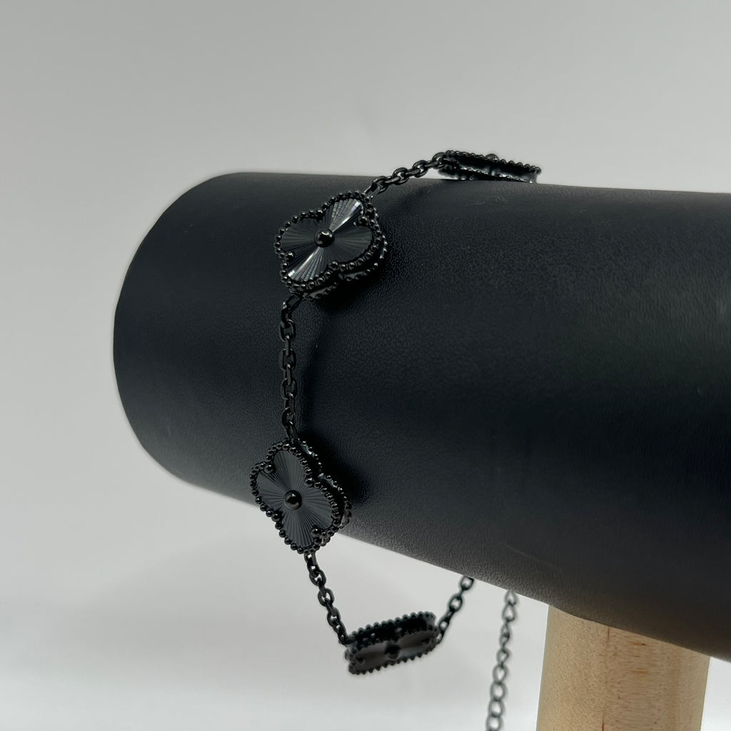 PULSO TRÉBOL TOTAL BLACK ACERO