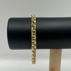 SET TEJIDO CHINO 18K 8 MM