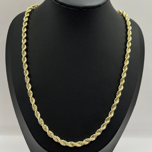 CADENA TORSAL • ORO LAMINADO 5 MM