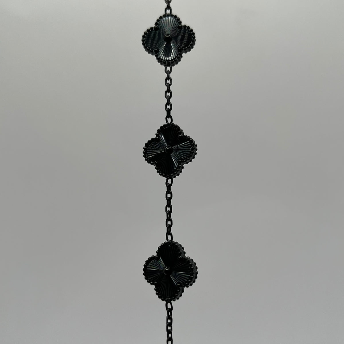 PULSO TRÉBOL TOTAL BLACK ACERO