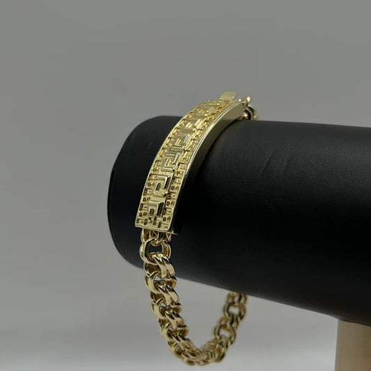 ESCLAVA GRECA • ORO LAMINADO 18K