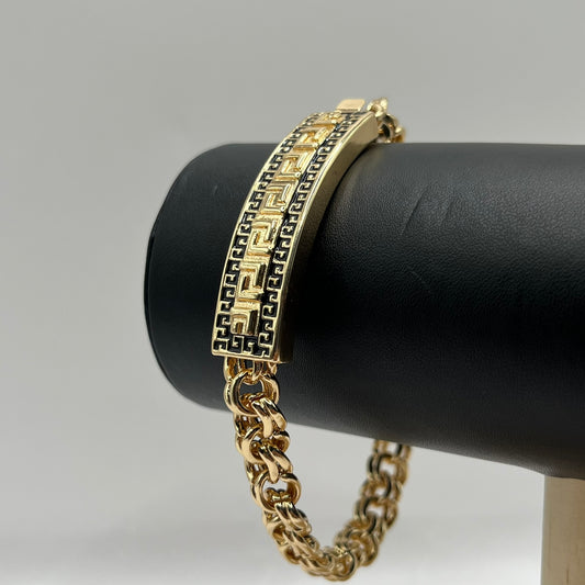 ESCLAVA GRECA • ORO LAMINADO 18K