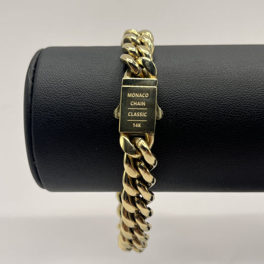 PULSO MÓNACO CZ ACERO PVD 9MM